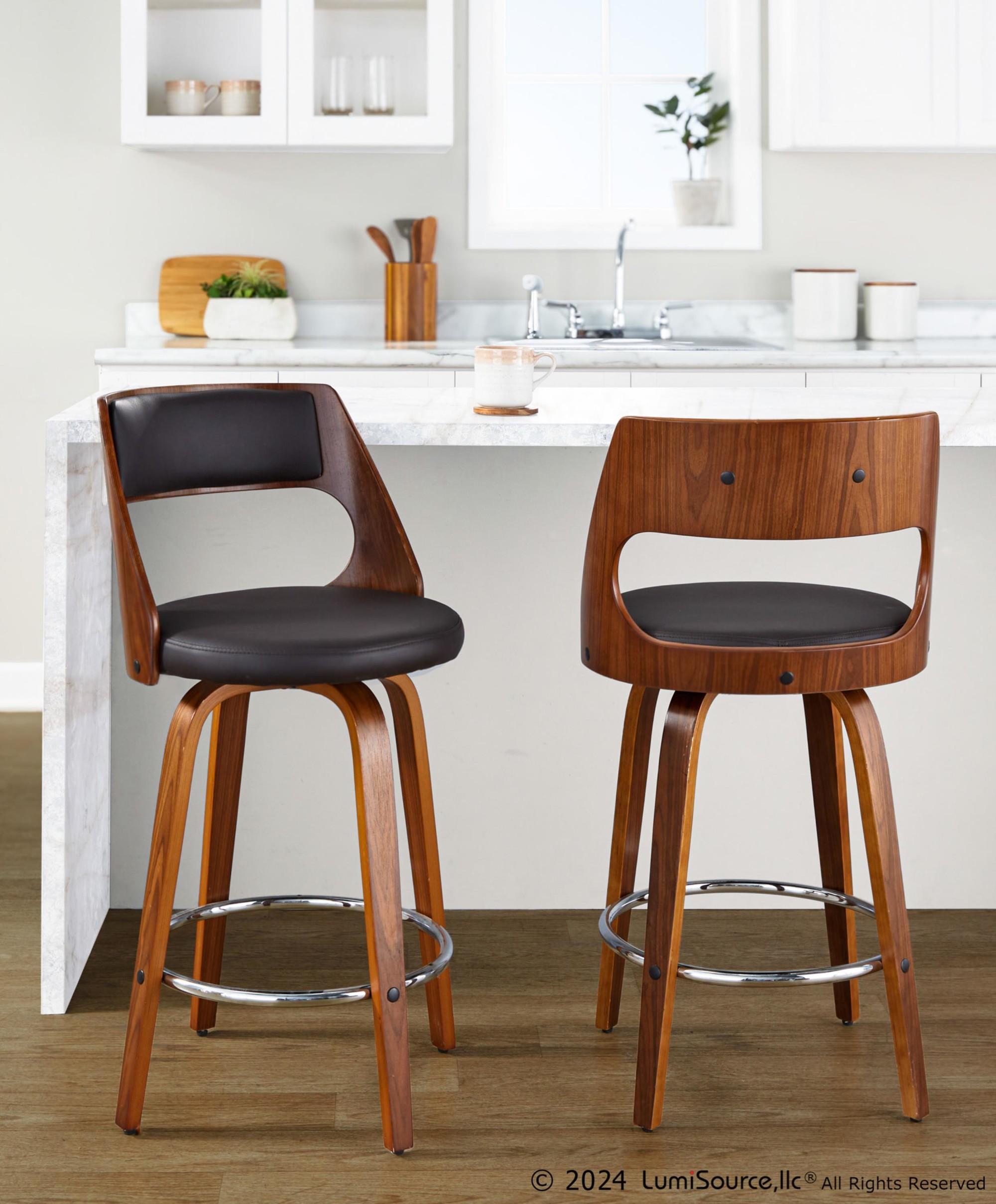 Cecina 26'' Fixed-height Counter Stool - Set Of 2